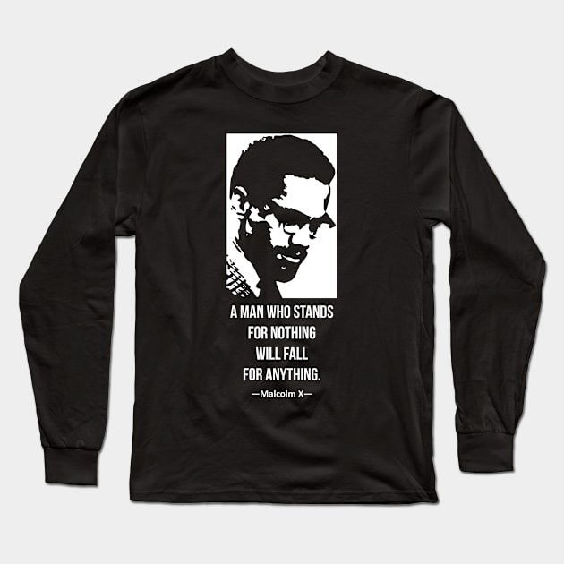 Malcolm X Day Long Sleeve T-Shirt by ZUNAIRA